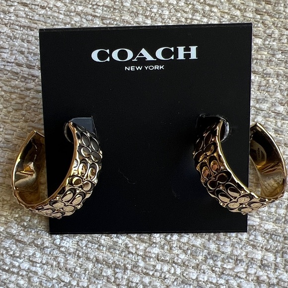 Coach Jewelry - Coach Gold-Tone Women's Earrings